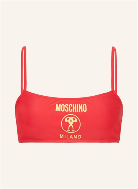 Moschino Bustier Bikini Top In Rot Gelb Breuninger