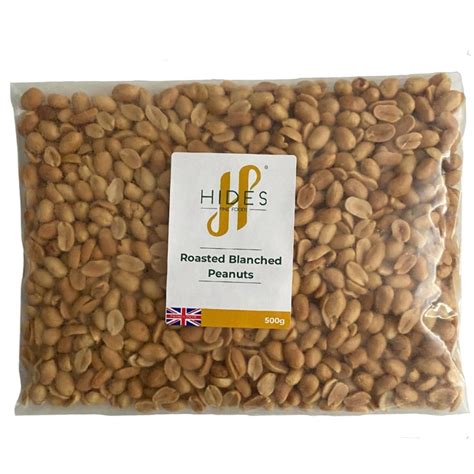 Buy Bulk Roasted Blanched Peanuts (unsalted) 500g in the UK | Premium ...