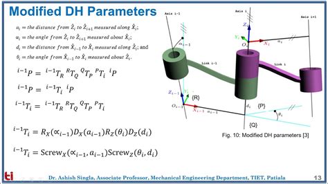 S7 Forward Kinematics Modified Dh Parameters Youtube