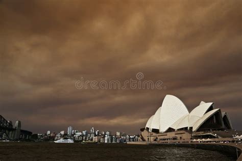 Sydney Opera House Night Vivid Light Festival Editorial Stock Image