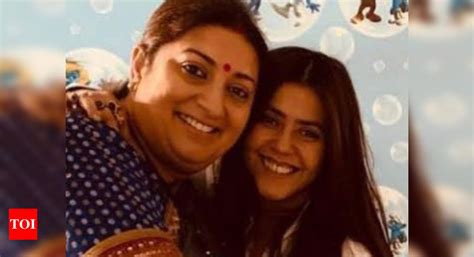 Ekta Kapoor Wishes Bestie Smriti Irani With A Sweet Note On Her Birthday Requests Her To Get