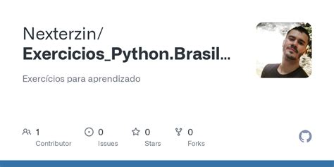 Github Nexterzin Exercicios Python Brasil Estrutura Sequencial