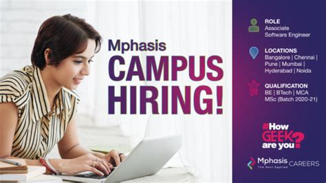 Mphasis Careers Freshers Batch Campus Hiring Registration