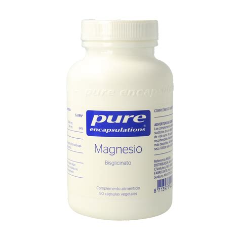 Magnesio Bisglicinato 90 Cápsulas De Pure Encapsulations Naturitas