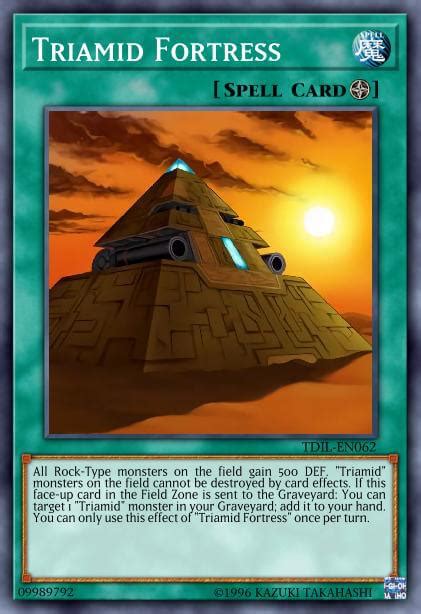 Triamid Fortress Yu Gi Oh Tcg Ygo Cards