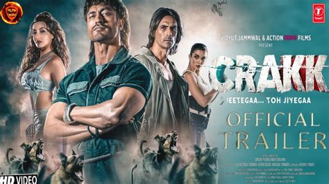 Crack L Official Trailer L Vidyut Jamwal L Ammy J L Nora F L Arjun R L