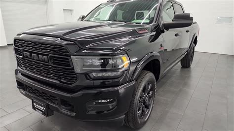 2020 Ram 2500 Limited Edition Diamond Black Diesel 4k Walkaround 13288z