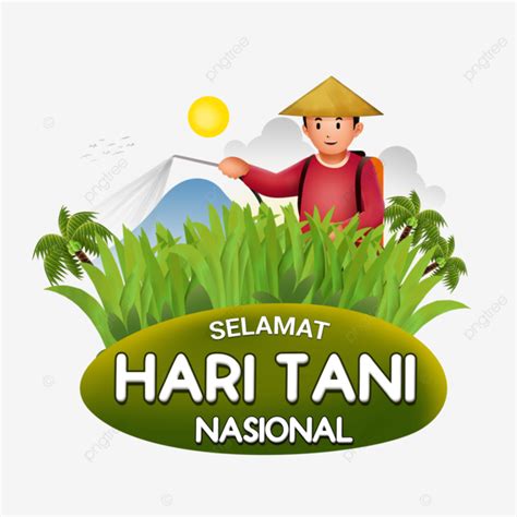 Ilustrasi Hari Tani Hari Tani Hari Tani Nasional Petani Indonesia