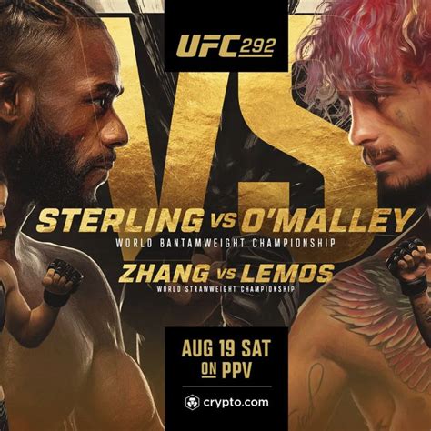 Aljamain Sterling Vs Sean Omalley Staredown Video From Ufc Press