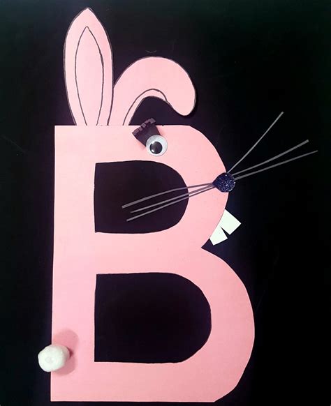 B Is For Bunny Alphabet Paper Craft For Kids Hubpages