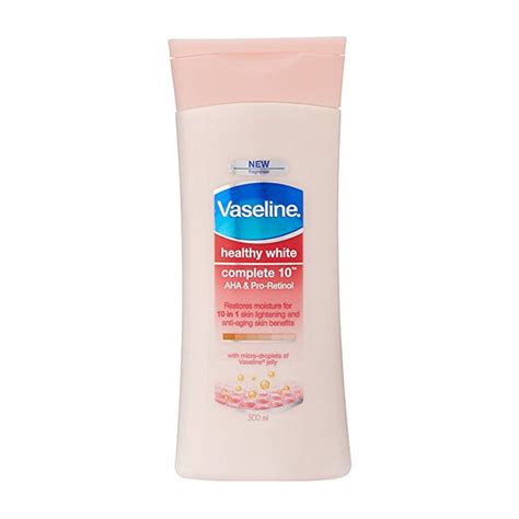 Buy Vaseline Healthy White Complete 10 Lightening Body Lotion 300 Ml With Free Ponds Pure