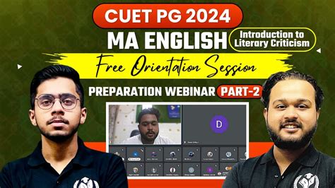 Cuet Pg Ma English Free Orientation Cuet Ma English