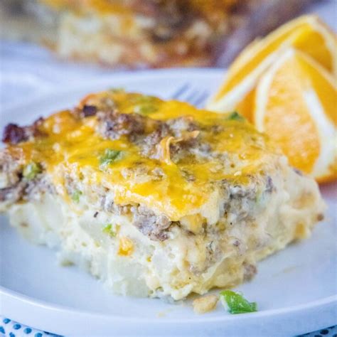 Egg Sausage Potato Casserole