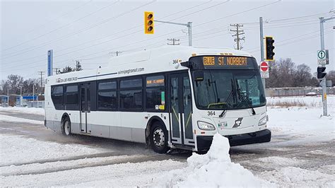 Winnipeg Transit 364 On Route Blue To St Norbert Taylor Woolston