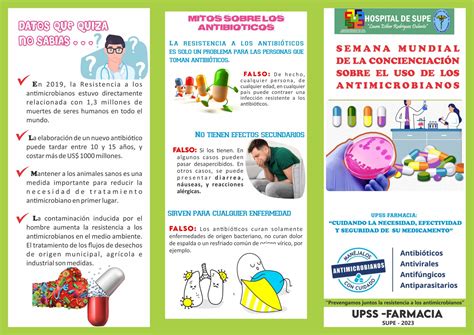 Triptico Nº02 SEMANA DE CONCIENCIACIÓN SOBRE EL USO DE LOS