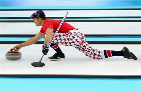 Norway curling team celebrates Valentine’s Day with heart-themed pants ...