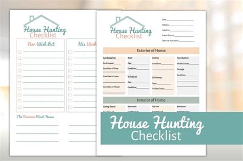 House Hunting Checklist - Simply Stacie