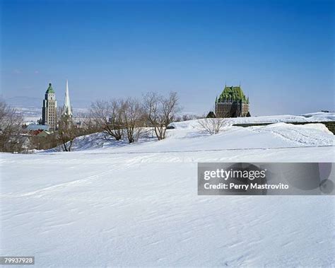 113 Fairmont Le Chateau Frontenac Winter Stock Photos, High-Res ...