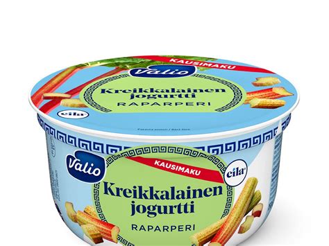 Valio Kreikkalainen Jogurtti Raparperi Valio