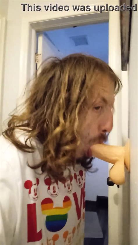 Sucking On My New Dildo Toy
