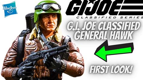 G I Joe Classified General Hawk Figure First Look Youtube