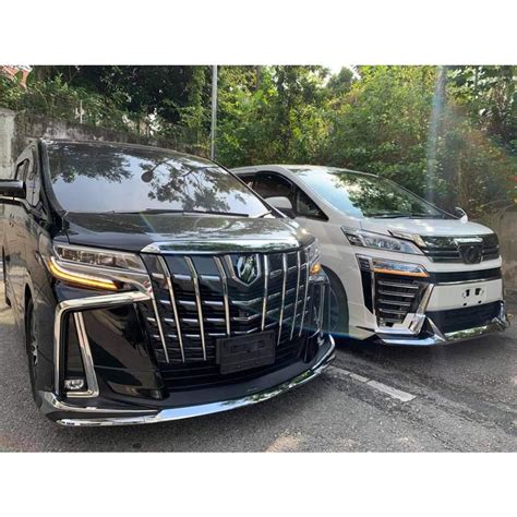 Alphard Vellfire 2018 Aero Normal Modellista Bodykit Body Kit