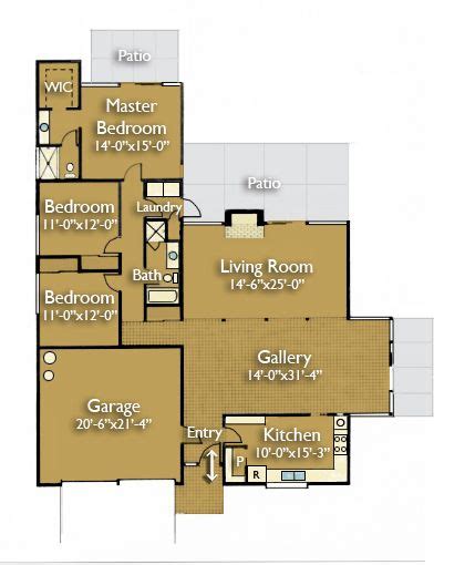 House Plan 470 2 Modern Style House Plans Ranch