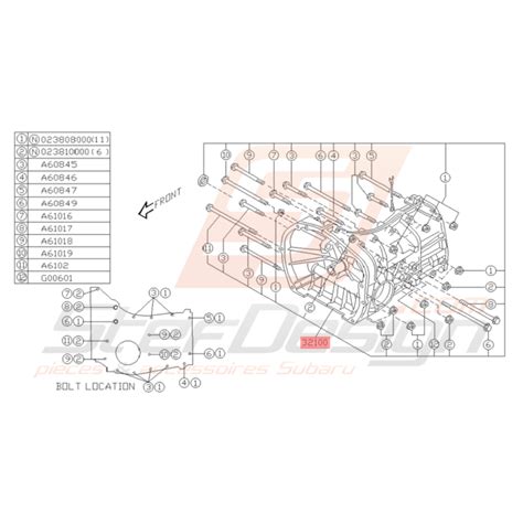 Carter De Boite Origine Subaru Wrx Stef Design