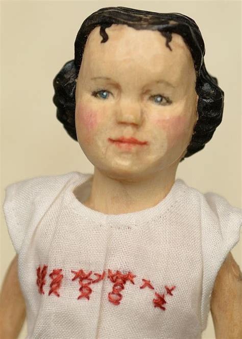 Artist Wood Hitty Doll Janet Cordell In Wooden Dolls Dolls