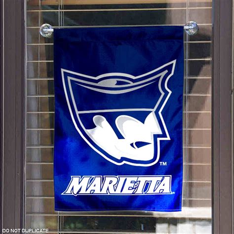 Marietta College Pioneers Logo Garden Flag - State Street Products