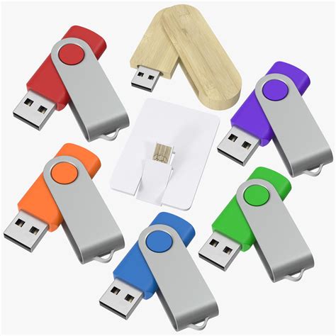 3D promotional usb sticks open - TurboSquid 1241579