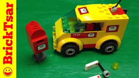 Lego Town City 7731 Mail Van From 2008 Youtube