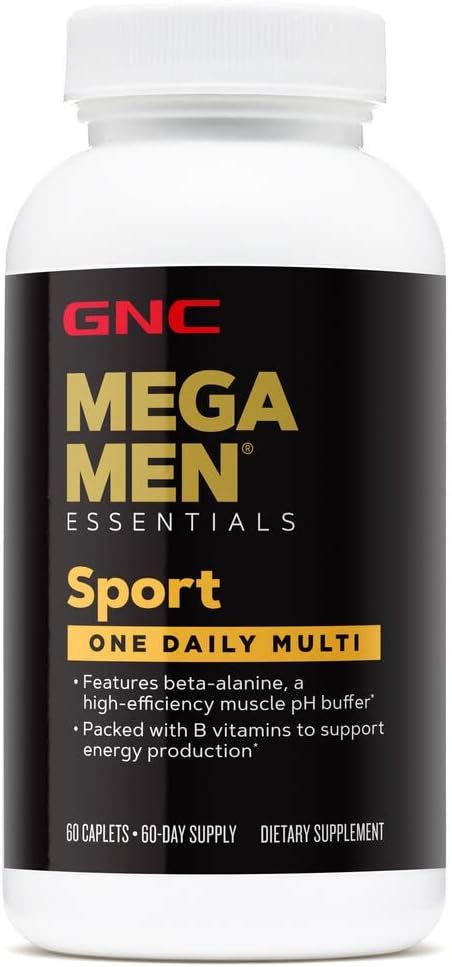 Gnc Mega Men Sport One Daily Multivitam Nico Para Hombre C Psulas