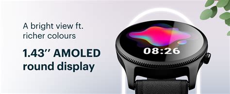 Noisefit Halo Amoled Display Bluetooth Calling Round Dial Smart