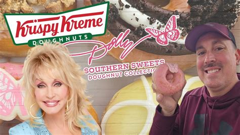 Krispy Kreme Review Dolly S Southern Sweets Doughnut Collection Dolly S Partown Youtube