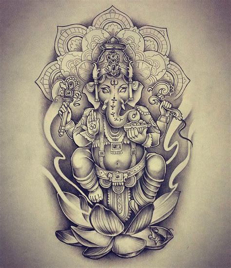 Ganesha Tattoo Drawing at GetDrawings | Free download