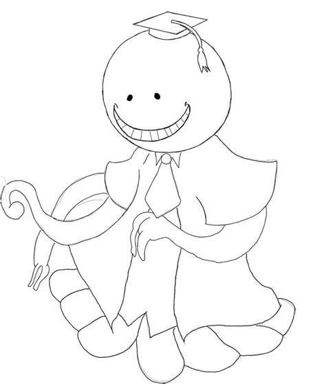 Printable Assassination Classroom Coloring Pages Anime Coloring Pages