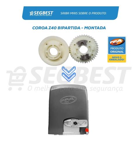 Engrenagem Coroa Z40 Bipartida Ppa Motor Industrial P03110