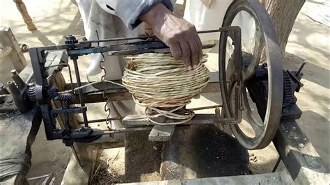 Unique Rope Making Machine In Village Domestic Industry Youtube