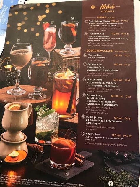 Menu at Pijalnia Czekolady E Wedel Krakowskie Przedmieście 38 Lublin