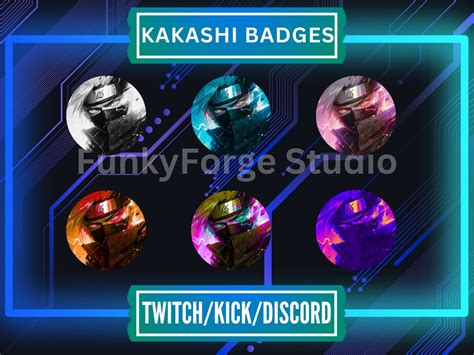 Kak-ashi Sub Badge Twitch Badges Anime Badges Twitch Stream Manga ...