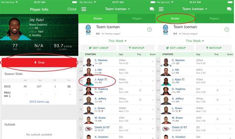 how to drop a player in fantasy football