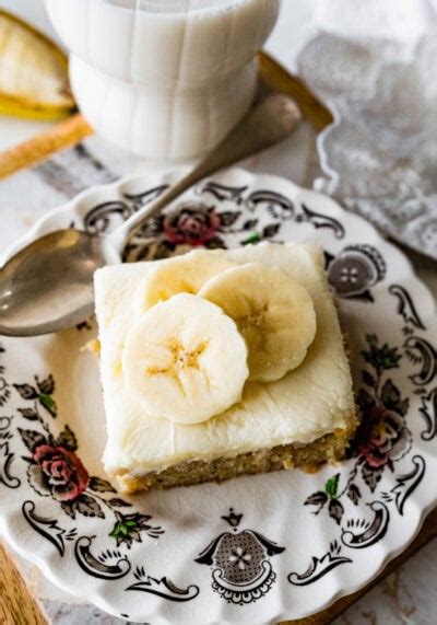 Best Banana Bars Recipe With Cream Cheese Frosting Cucinabyelena