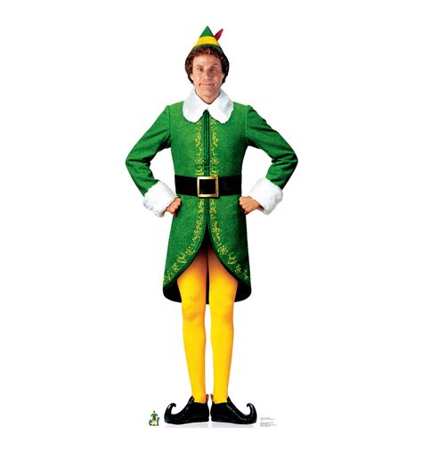 Life-size Buddy the Elf - Movie Elf Cardboard Standup | Buddy the Elf ...