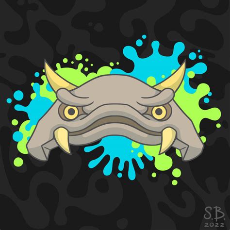 Splatoon 3 Masks Big Man By Stellabluegirl On Deviantart