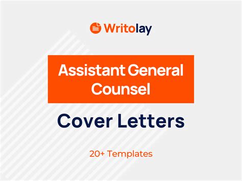 Assistant General Counsel Cover Letter Tips Writolay