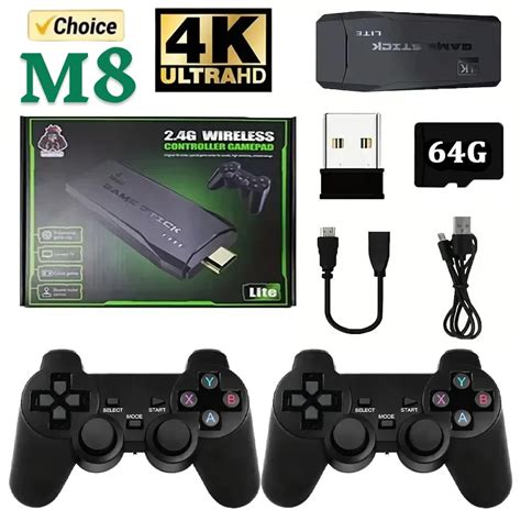 Игровая консоль 4K 10000 игр 64 ГБ | AliExpress