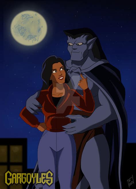 Gargoyles Elisa and Goliath by joshdancato on DeviantArt