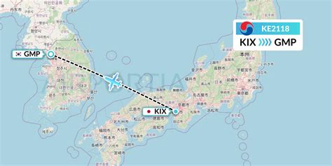 Ke Flight Status Korean Air Osaka To Seoul Kal