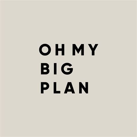 OhMyBigPlan - Etsy